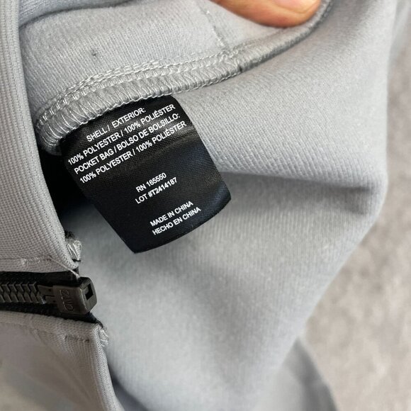 NEW 32 Degrees Heat Men's M Full Zip Windbreaker Jacket Gray Polyester Softshell - Picture 6 of 9